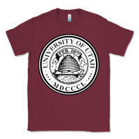 Burgundy university of utah seal Classic Tee - linhVisuals