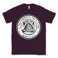 Plum university of utah seal Classic Tee - linhVisuals