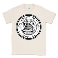 Natural university of utah seal Classic Tee - linhVisuals