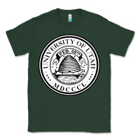 Sports Green university of utah seal Classic Tee - linhVisuals