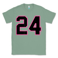 Sage number 24 sports jersey athlete fan pink black lucky number t shirt Classic Tee - linhVisuals