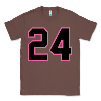 Chestnut number 24 sports jersey athlete fan pink black lucky number t shirt Classic Tee - linhVisuals