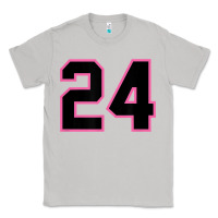 Moon Dust number 24 sports jersey athlete fan pink black lucky number t shirt Classic Tee - linhVisuals
