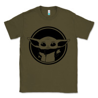 Army Green newbaby yoda 01 Classic Tee - linhVisuals