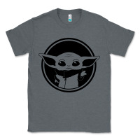Charcoal Heather newbaby yoda 01 Classic Tee - linhVisuals