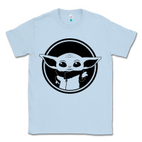 Dusty Blue newbaby yoda 01 Classic Tee - linhVisuals