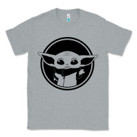 Heather Grey newbaby yoda 01 Classic Tee - linhVisuals