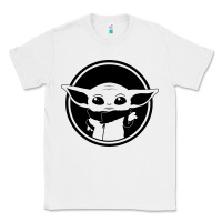 White newbaby yoda 01 Classic Tee - linhVisuals