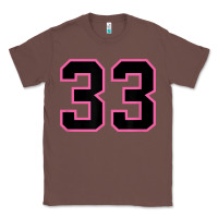 Chestnut number 33 sports jersey athlete fan pink black lucky number t shirt Classic Tee - linhVisuals