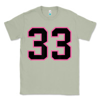 Matcha number 33 sports jersey athlete fan pink black lucky number t shirt Classic Tee - linhVisuals