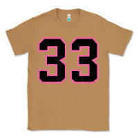 Toasted Coconut number 33 sports jersey athlete fan pink black lucky number t shirt Classic Tee - linhVisuals