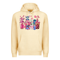 Breast Cancer Stitch Coffee Cups Premium Hoodie | Teevron