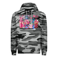 Slate Camo breast cancer stitch coffee cups Premium Hoodie - AdoDesignShop