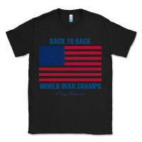 Black newback to back world war champs back Classic Tee - linhVisuals