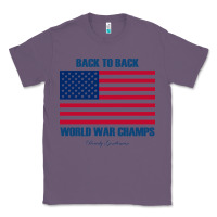Lavender newback to back world war champs back Classic Tee - linhVisuals