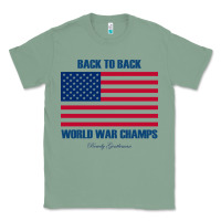 Sage newback to back world war champs back Classic Tee - linhVisuals