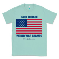 Seafoam newback to back world war champs back Classic Tee - linhVisuals