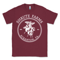 Burgundy shrute farms original Classic Tee - linhVisuals