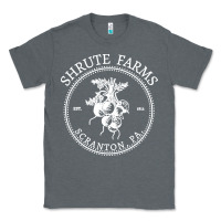 Charcoal Heather shrute farms original Classic Tee - linhVisuals