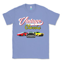 Colony Blue vintage classic oldies cars Classic Tee - linhVisuals