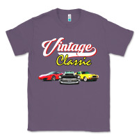 Lavender vintage classic oldies cars Classic Tee - linhVisuals