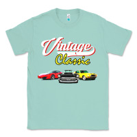 Seafoam vintage classic oldies cars Classic Tee - linhVisuals