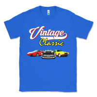 True Royal vintage classic oldies cars Classic Tee - linhVisuals