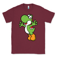 Burgundy yoshi Classic Tee - linhVisuals
