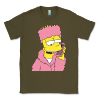 Army Green newbart simpson camron Classic Tee - linhVisuals