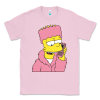 Bubblegum Pink newbart simpson camron Classic Tee - linhVisuals