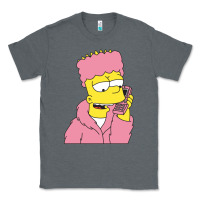 Charcoal Heather newbart simpson camron Classic Tee - linhVisuals
