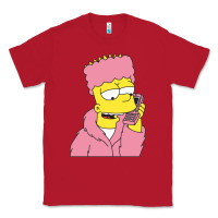 Red newbart simpson camron Classic Tee - linhVisuals