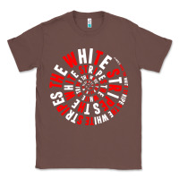 Chestnut White Stripes Classic Tee - linhVisuals