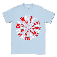 Dusty Blue White Stripes Classic Tee - linhVisuals