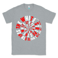 Heather Grey White Stripes Classic Tee - linhVisuals