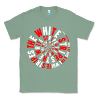 Sage White Stripes Classic Tee - linhVisuals