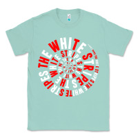 Seafoam White Stripes Classic Tee - linhVisuals