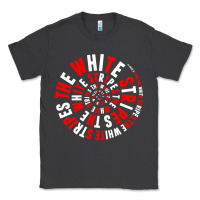 Smoke White Stripes Classic Tee - linhVisuals