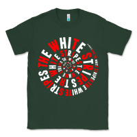 Sports Green White Stripes Classic Tee - linhVisuals