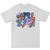 Dove Grey America Premium Tee - CowhideDigitalArt