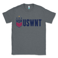Charcoal Heather uswnt champion Classic Tee - linhVisuals