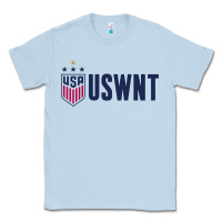 Dusty Blue uswnt champion Classic Tee - linhVisuals