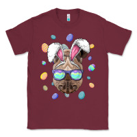 Burgundy rhino easter bunny ears funny easter eggs hunting sweatshirt Classic Tee - linhVisuals
