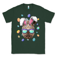 Rhino Easter Bunny Ears Funny Easter Eggs Hunting Sweatshirt Classic Tee | Teevron