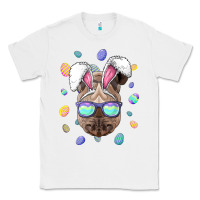 White rhino easter bunny ears funny easter eggs hunting sweatshirt Classic Tee - linhVisuals