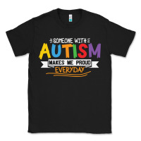 Black someone with autism makes me proud Classic Tee - linhVisuals
