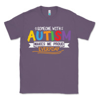 Lavender someone with autism makes me proud Classic Tee - linhVisuals