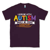 Plum someone with autism makes me proud Classic Tee - linhVisuals