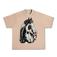 Burro paint horse Urban Heavy Tee - LillyAllenDesigns