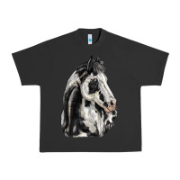 Pigment Black paint horse Urban Heavy Tee - LillyAllenDesigns